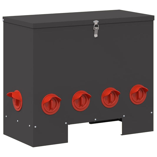 Kip Voerbak 60,5 X 29 X 51 Cm 25 Kg Koudgewalst Staal