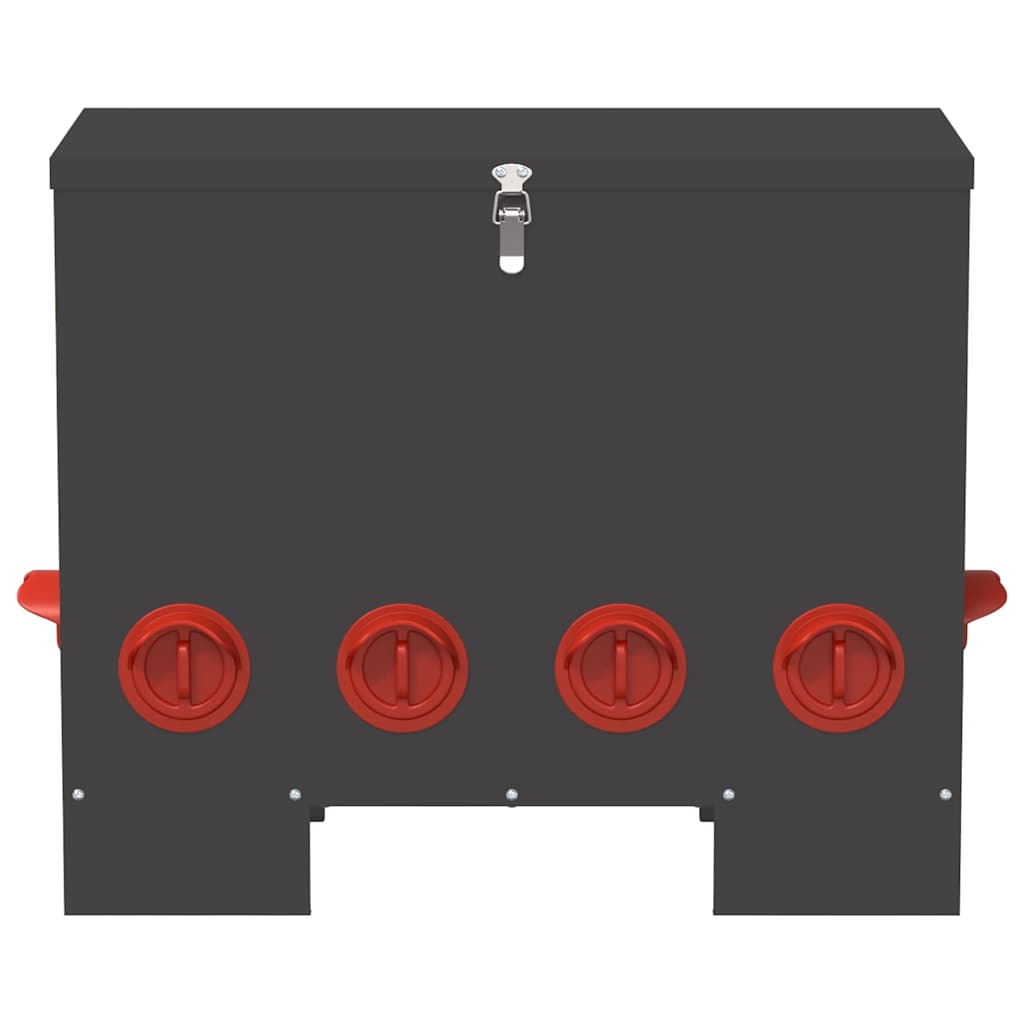 Kip Voerbak 60,5 X 29 X 51 Cm 25 Kg Koudgewalst Staal