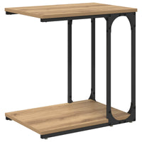 Bijzettafel Artisan Eiken Bewerkt Hout