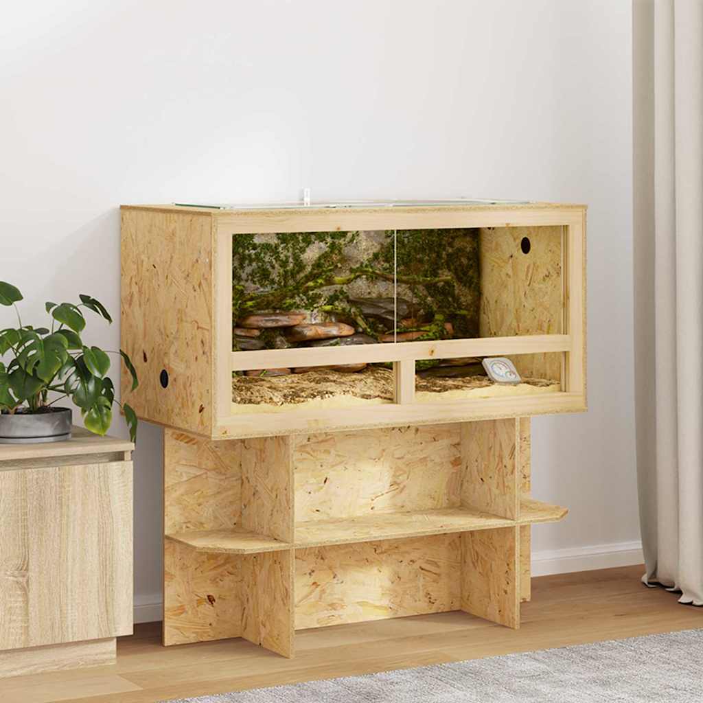 Terrarium Bruin 80 X 50 X 50 Cm Osb