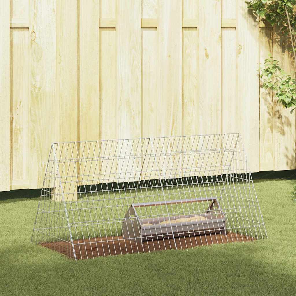 Kippenhok Zilver 110 X 55 X 55 Cm Gegalvaniseerd Staal