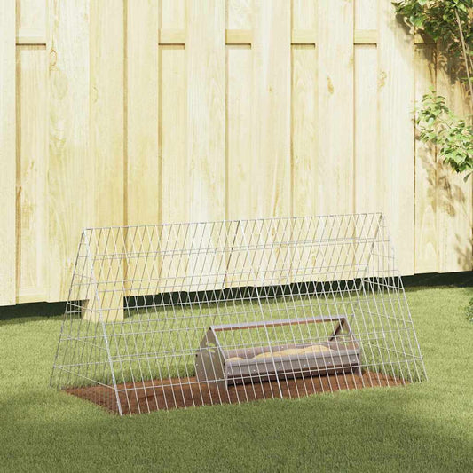 Kippenhok Zilver 110 X 55 X 55 Cm Gegalvaniseerd Staal
