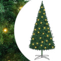 Kerstboom Met Decoratieve Touwlichten Groen 400 Cm Pvc