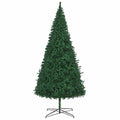 Kerstboom Met Decoratieve Touwlichten Groen 400 Cm Pvc