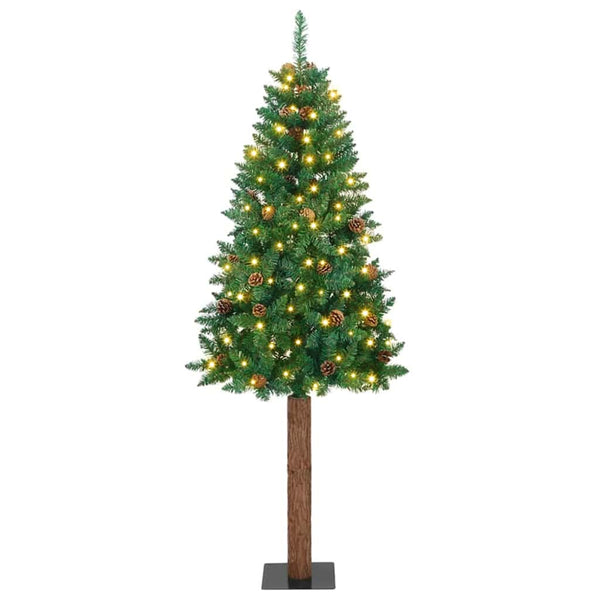 Slanke Kerstboom Pvc En Massief Dennenhout