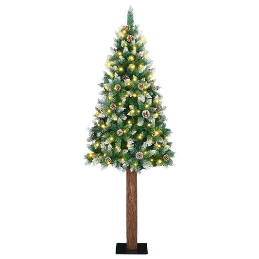 Slanke Kerstboom Pvc En Massief Dennenhout