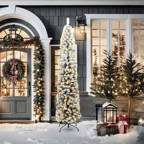 Kunstkerstboom Pvc En Staal En Kunststof Groen En Wit