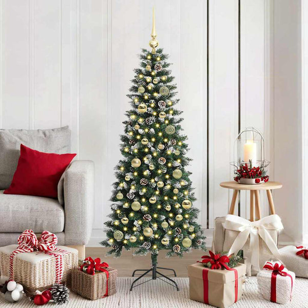 Kunstkerstboom Groen 66 X 66 X Pvc En Plastic En Staal