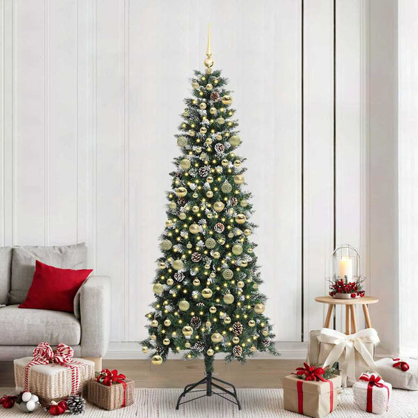Kunstkerstboom Groen 66 X 66 X Pvc En Plastic En Staal