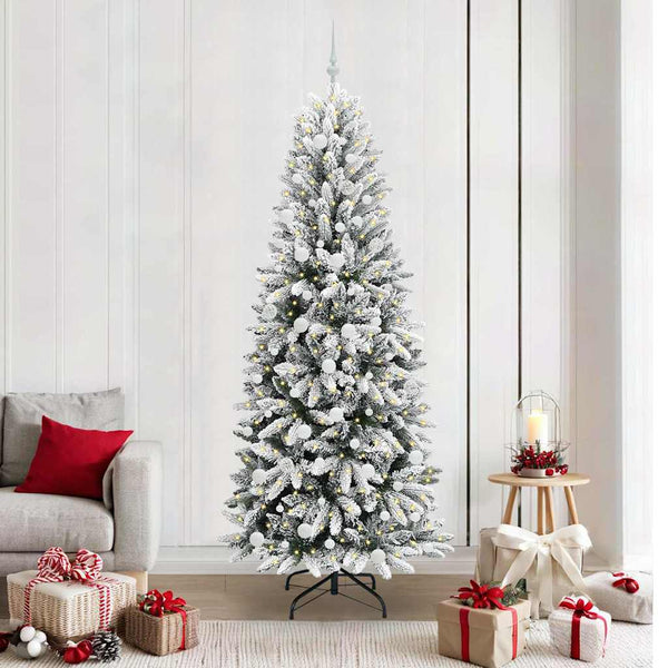 Kunstkerstboom Met 150 Led Met Standaard Wit 53 X 53 X