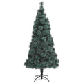 Artificial Pre-Lit Kerstboom Met Bal Set Groen 150 Cm Pet