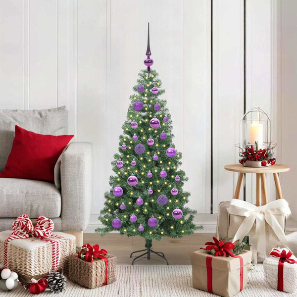 Kerstboom Met 150 Led Met Standaard Pvc Groen