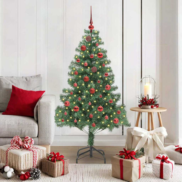 Kerstboom Met 150 Led Met Standaard Pvc Groen