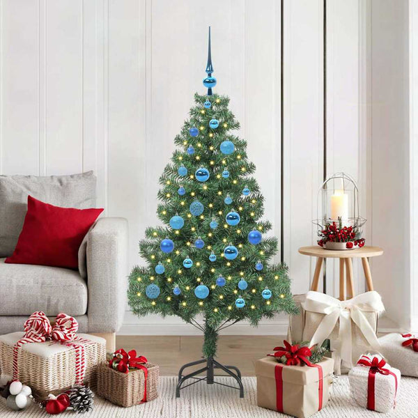 Kerstboom Met 150 Led Met Standaard Pvc Groen