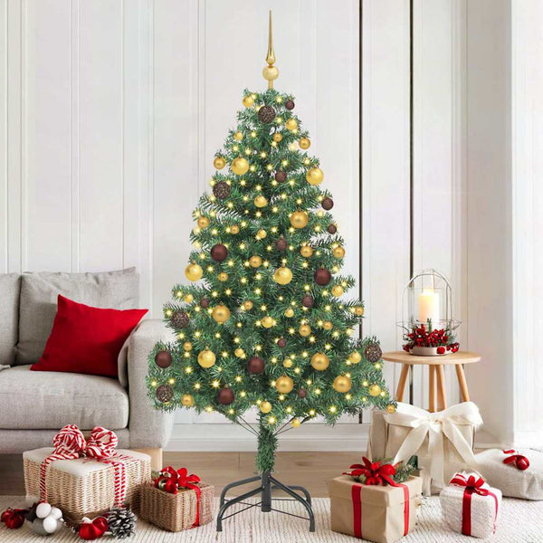Kerstboom Met 150 Led Met Standaard Pvc Groen