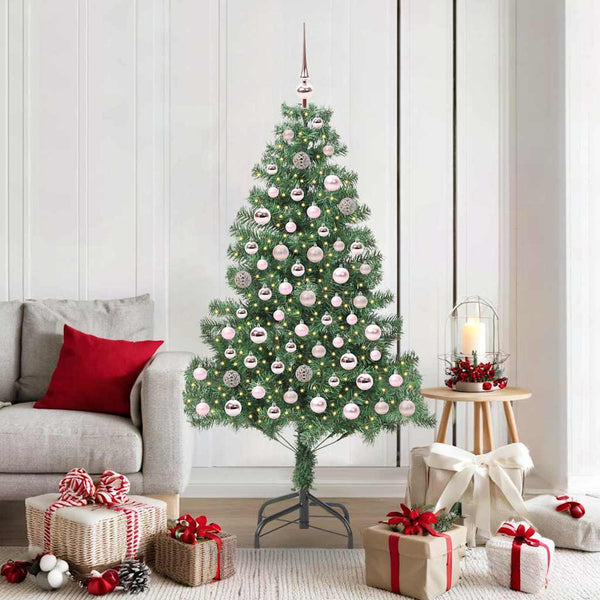 Kerstboom Met 150 Led Met Standaard Pvc Groen