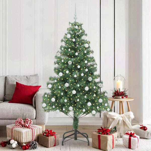 Kerstboom Met 150 Led Met Standaard Pvc Groen