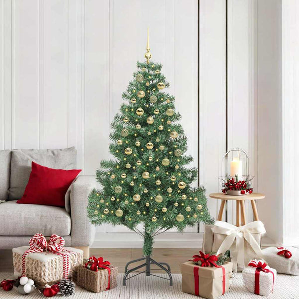 Kerstboom Met 150 Led Met Standaard Pvc Groen