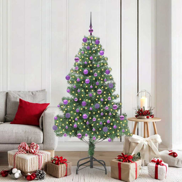 Kerstboom Met 150 Led Met Standaard Pvc Groen