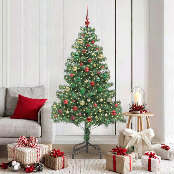 Kerstboom Met 150 Led Met Standaard Pvc Groen