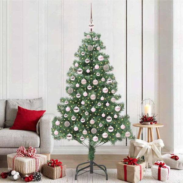 Kerstboom Met 150 Led Met Standaard Pvc Groen