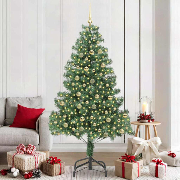 Kerstboom Met 150 Led Met Standaard Pvc Groen