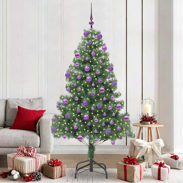 Kerstboom Met 150 Led Met Standaard Pvc Groen