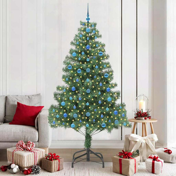 Kerstboom Met 150 Led Met Standaard Pvc Groen