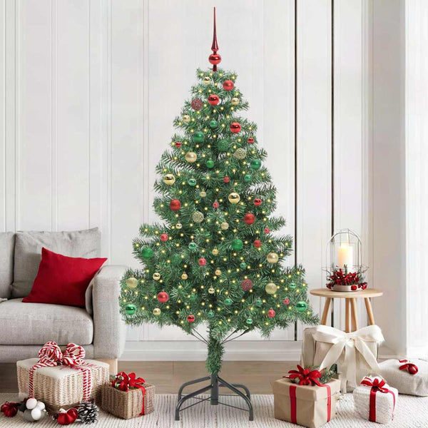Kerstboom Met 150 Led Met Standaard Pvc Groen