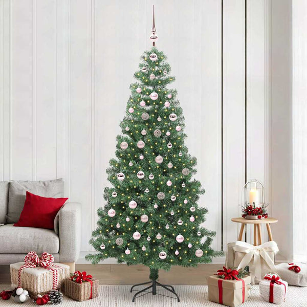 Kerstboom Met 150 Led Met Standaard Pvc Groen