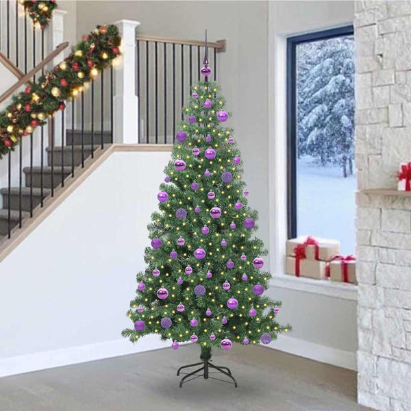 Kerstboom Met 150 Led Met Standaard Pvc Groen