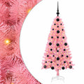 Kerstboom Met 150 Led Met Standaard Pvc Roze