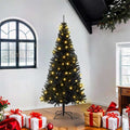 Kerstboom Met 300 Led Met Standaard Pvc Zwart