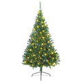 Kunstmatig Voorverlicht Kerstboom Met 300 Led Pvc Groen