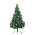 Kunstmatig Voorverlicht Kerstboom Met 300 Led Pvc Groen
