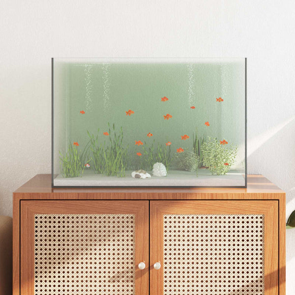 Aquarium Met Opslag Doorzichtig Glas