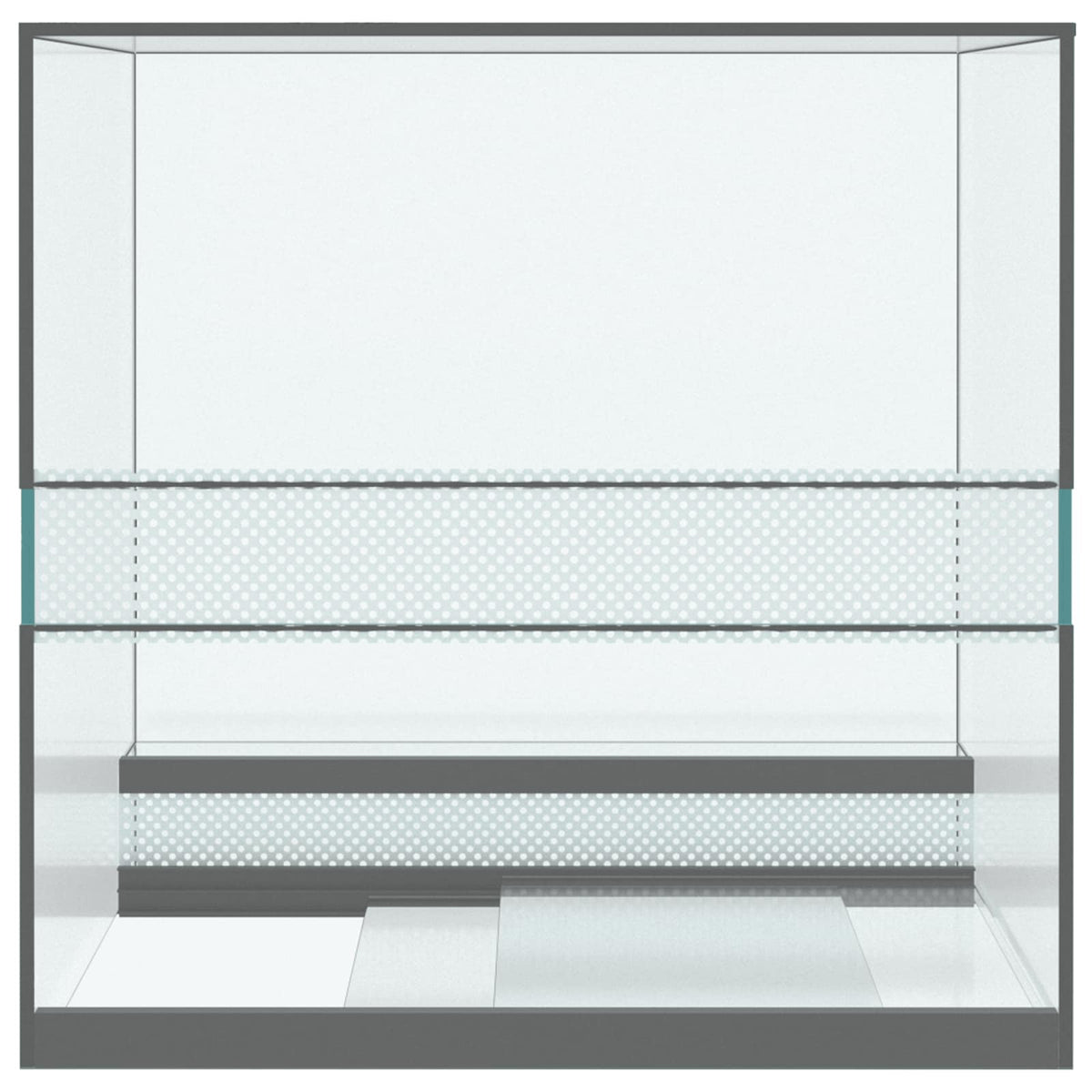 Terrarium Met Opslag Transparant Glas