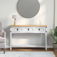 Bijzettafel Corona 114 X 34,5 X 73 Cm Massief Grenenhout