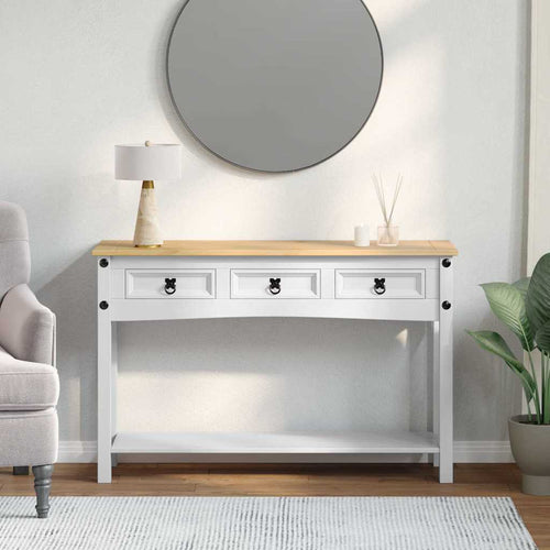 Bijzettafel Corona 114 X 34,5 X 73 Cm Massief Grenenhout
