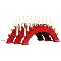 Kerst Kaarsenboog Met 10 Led Kaarsen 3 Pcs 47 X 5 X 29 Cm