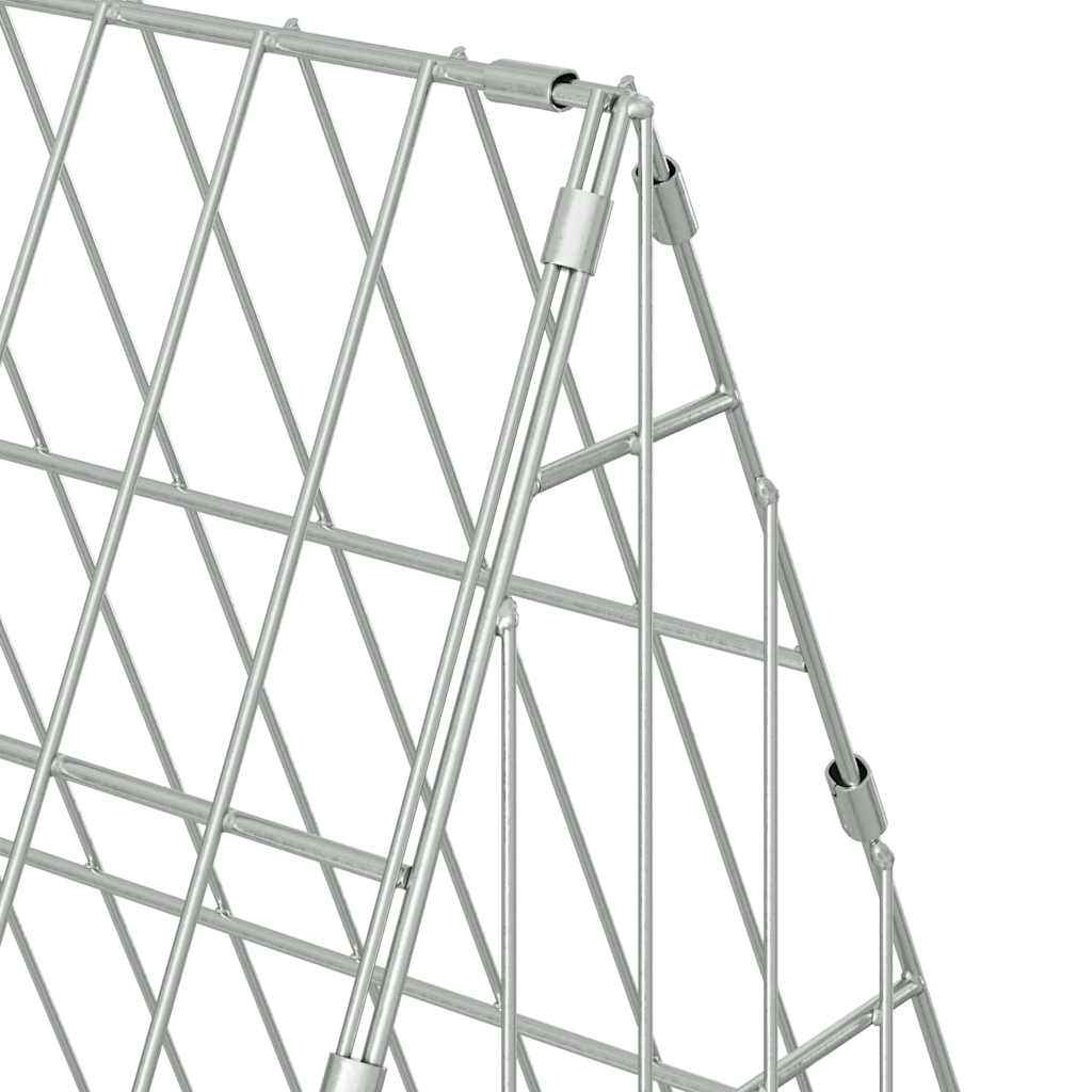 Konijnenkooi Zilver 110 X 55 X 55 Cm Gegalvaniseerd Staal
