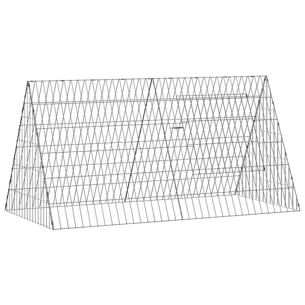 Konijnenkooi Zilver 110 X 55 X 55 Cm Gegalvaniseerd Staal