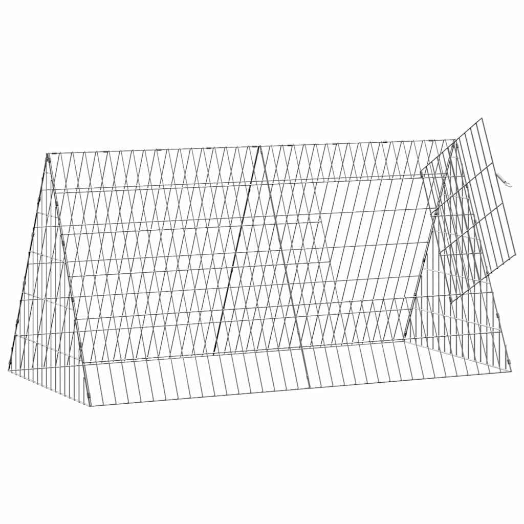 Konijnenkooi Zilver 110 X 55 X 55 Cm Gegalvaniseerd Staal