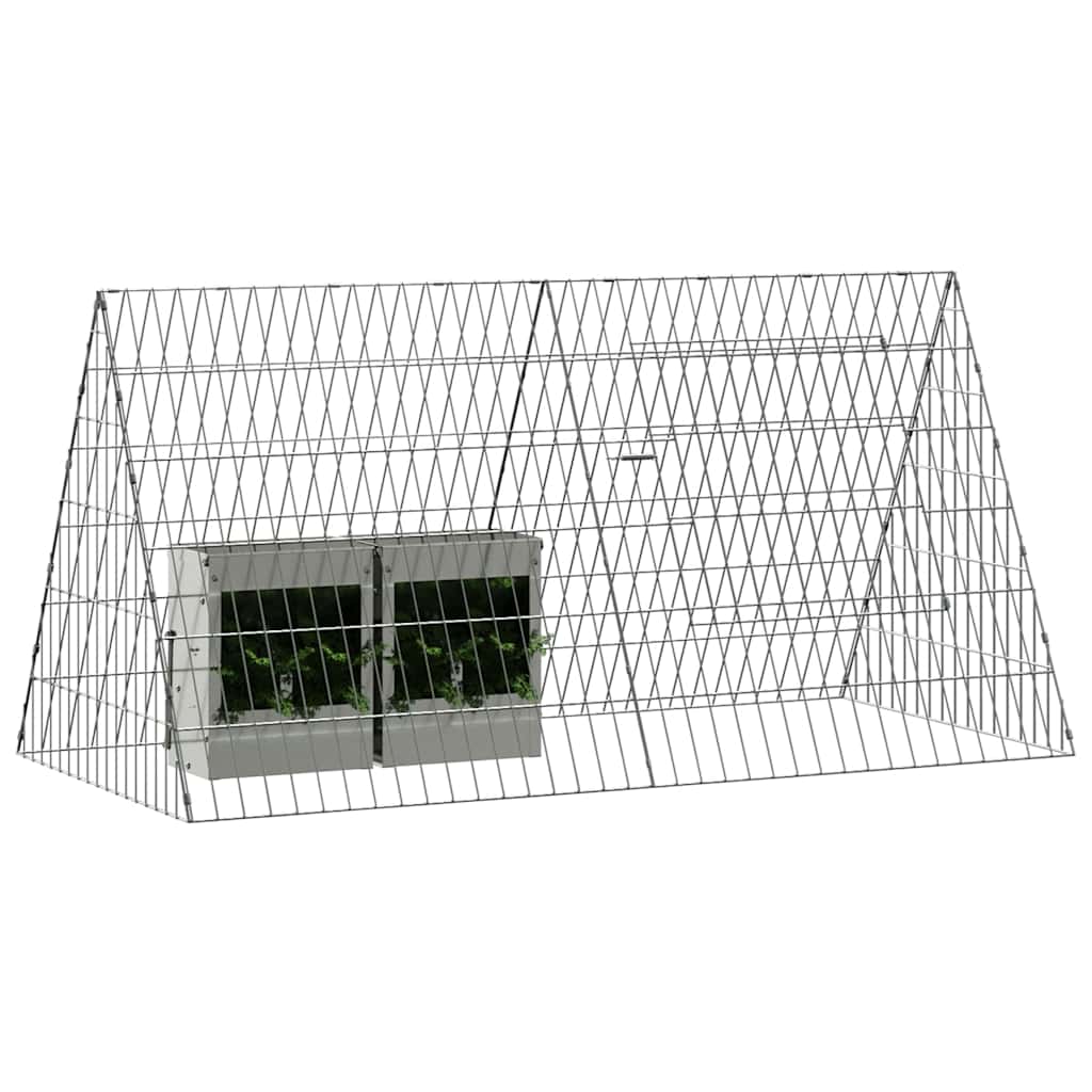 Konijnenkooi Zilver 110 X 55 X 55 Cm Gegalvaniseerd Staal
