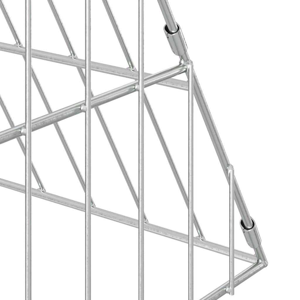 Konijnenkooi Zilver 110 X 100 X 85 Cm Gegalvaniseerd Staal