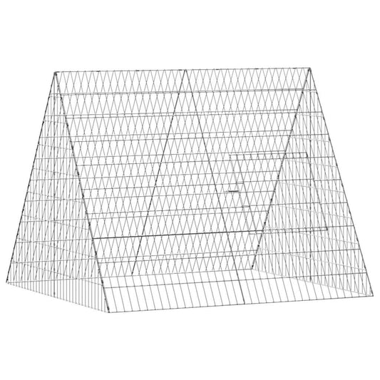 Konijnenkooi Zilver 110 X 100 X 85 Cm Gegalvaniseerd Staal