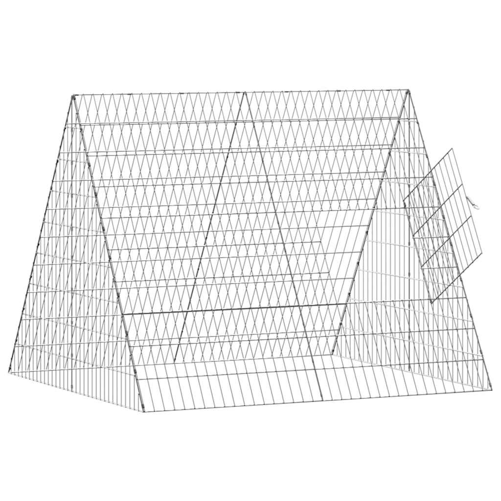 Konijnenkooi Zilver 110 X 100 X 85 Cm Gegalvaniseerd Staal