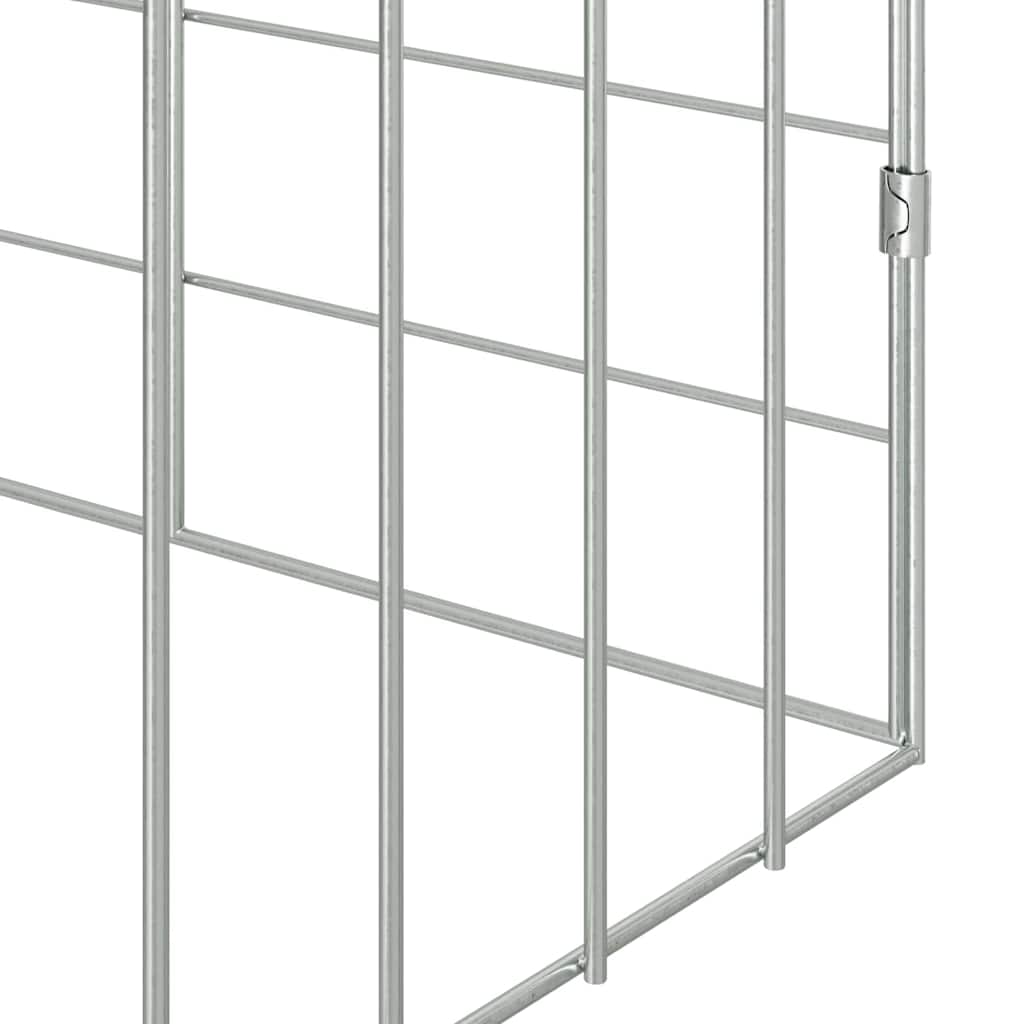 Konijnenkooi Zilver 100 X 78 X 78 Cm Gegalvaniseerd Staal