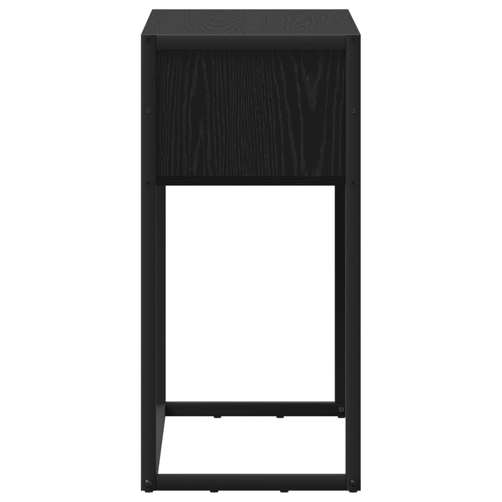 Bijzettafel Met Lade 100 X 36 X 75 Cm Bewerkt Hout