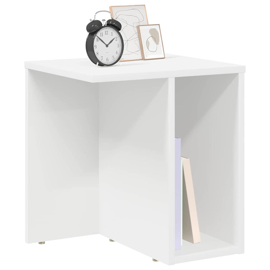Bijzettafel 2 Pcs 37 X 32 X 40 Cm Bewerkt Hout